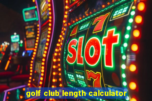 golf club length calculator