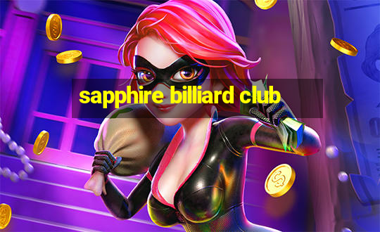 sapphire billiard club