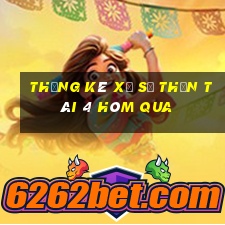 Thống kê xổ số thần tài 4 Hôm qua