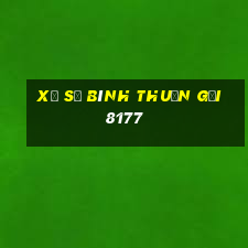 xổ số bình thuận gửi 8177