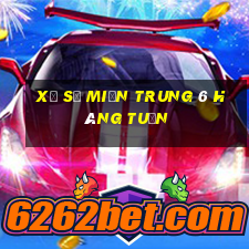 xổ số miền trung 6 hàng tuần