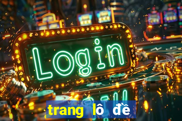 trang lô đề online uy tín