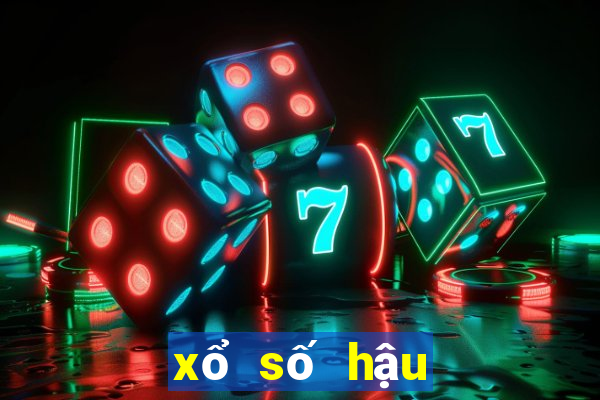 xổ số hậu giang 4 đài chiều nay