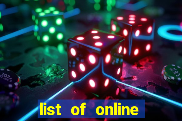 list of online casino uk