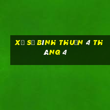 xổ số bình thuận 4 tháng 4