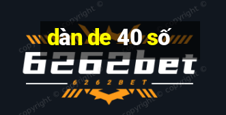 dan de 40 so