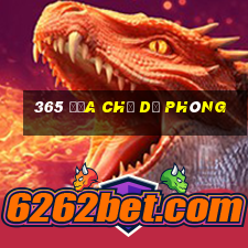 365 địa chỉ dự phòng