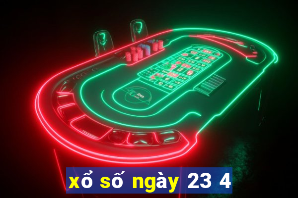 xổ số ngày 23 4