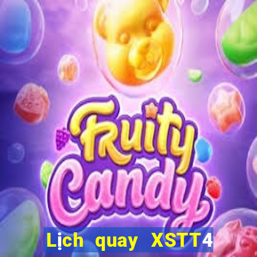 Lịch quay XSTT4 Chủ Nhật