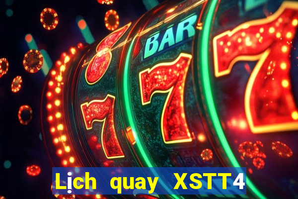 Lịch quay XSTT4 Chủ Nhật