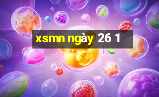 xsmn ngay 26 1