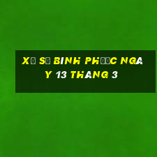 xổ số bình phước ngày 13 tháng 3