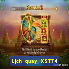 Lịch quay XSTT4 ngày 22