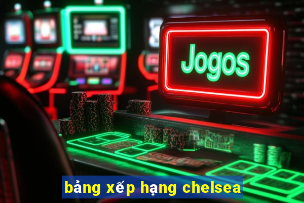 bảng xếp hạng chelsea