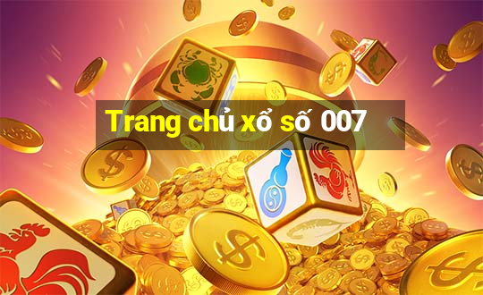 Trang chủ xổ số 007