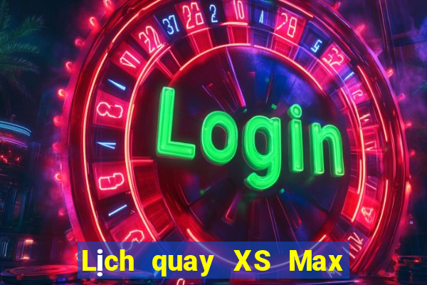 Lịch quay XS Max 4D ngày mai