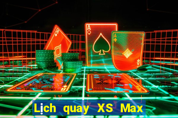 Lịch quay XS Max 4D ngày mai