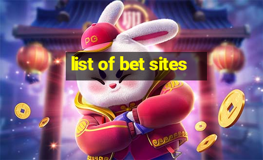 list of bet sites