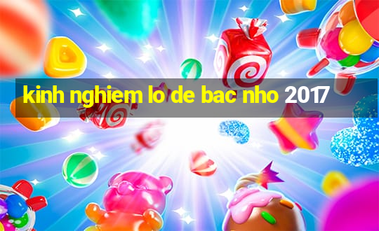 kinh nghiem lo de bac nho 2017