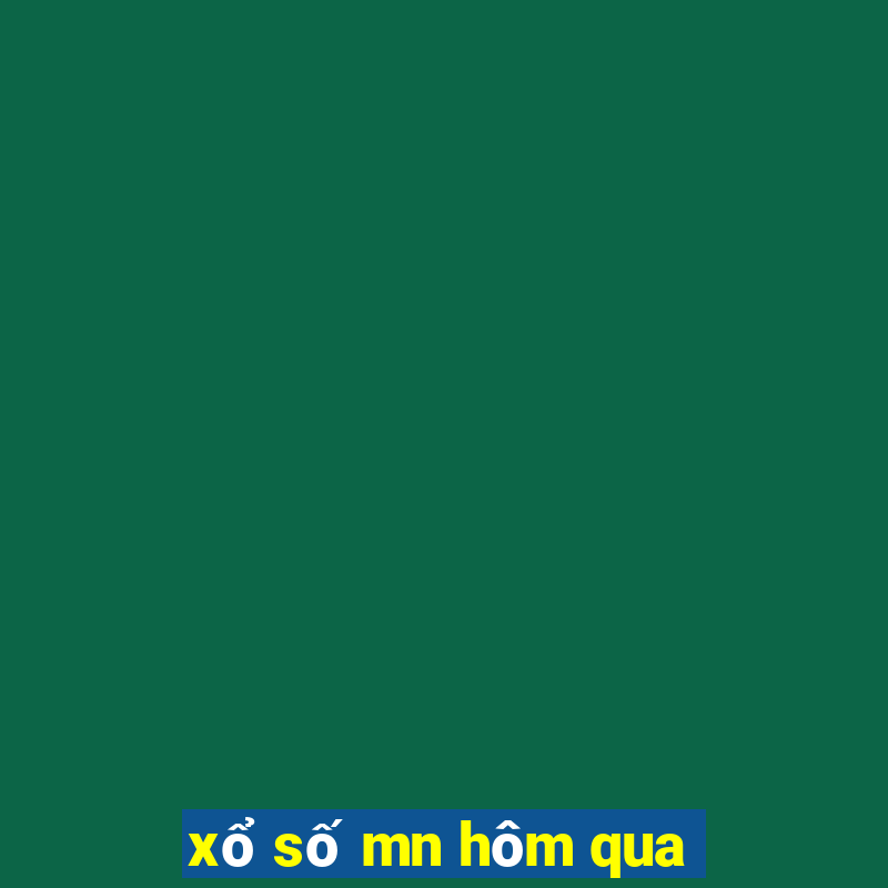 xổ số mn hôm qua