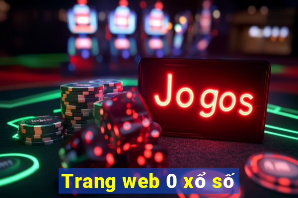 Trang web 0 xổ số