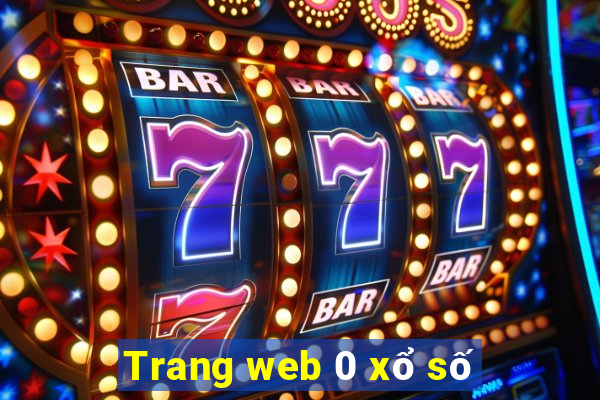 Trang web 0 xổ số