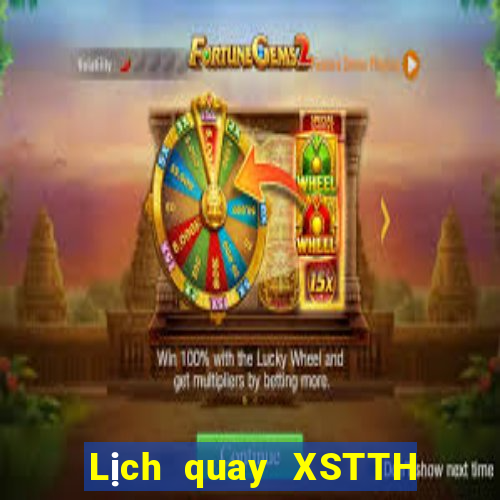 Lịch quay XSTTH ngày 28