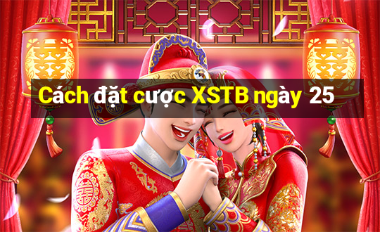 Cách đặt cược XSTB ngày 25