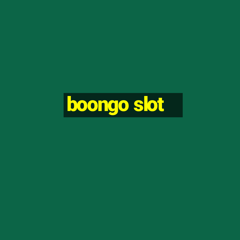 boongo slot