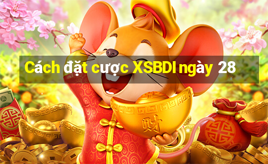 Cách đặt cược XSBDI ngày 28