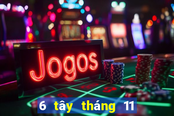 6 tây tháng 11 xổ số miền nam