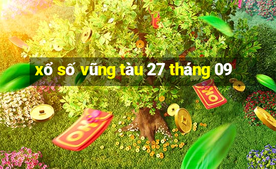 xổ số vũng tàu 27 tháng 09