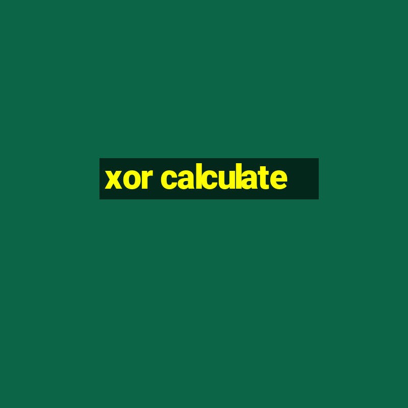 xor calculate