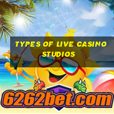 types of live casino studios