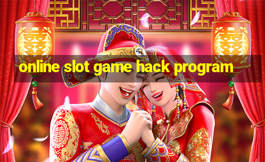 online slot game hack program