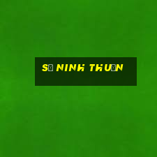 số ninh thuận