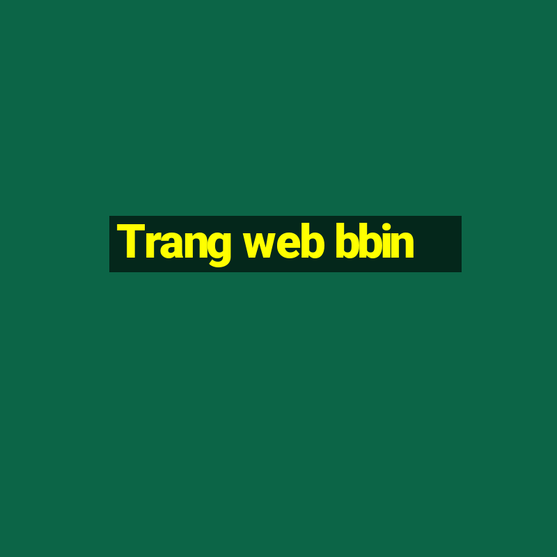 Trang web bbin