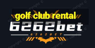 golf club rental