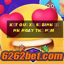 Kết quả xổ số Bình Định ngày thứ năm