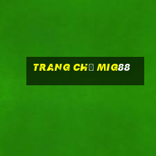 Trang Chủ Mig88