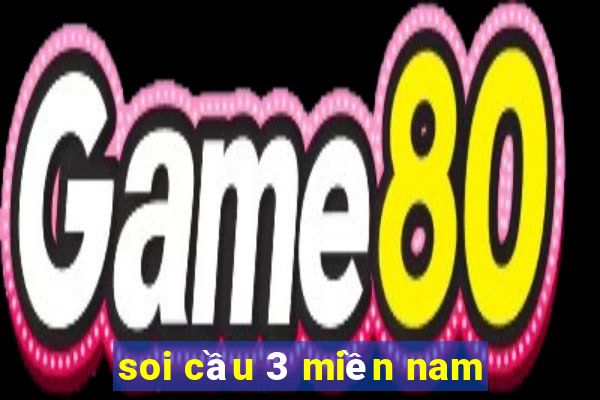 soi cầu 3 miền nam