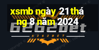 xsmb ngày 21 tháng 8 năm 2024