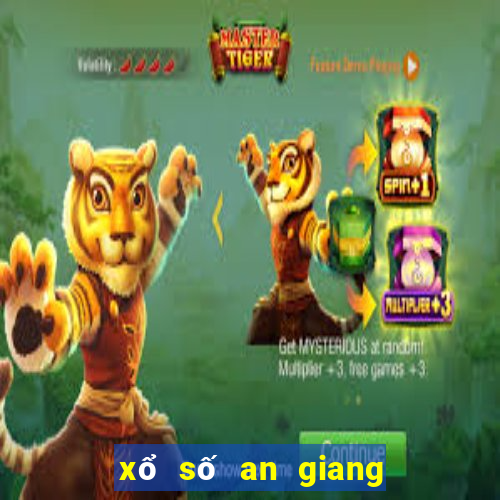 xổ số an giang 4 tháng 8