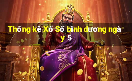 Thống kê Xổ Số bình dương ngày 5