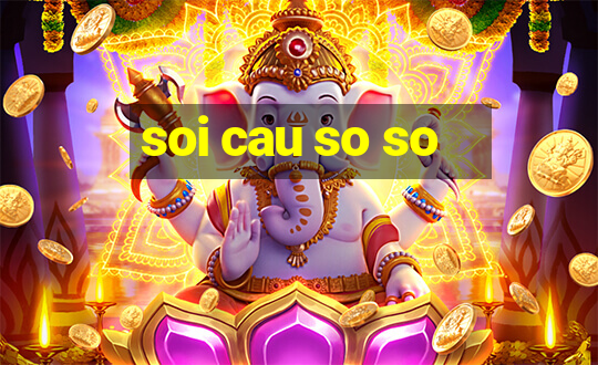 soi cau so so