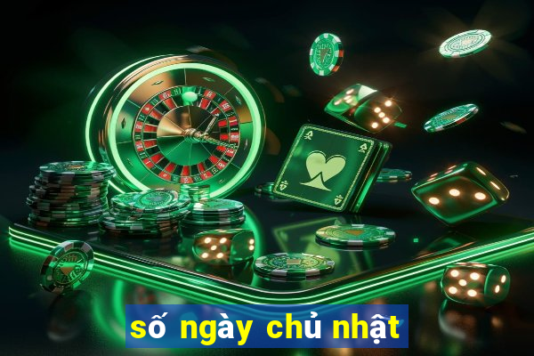 số ngày chủ nhật