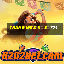 Trang web xổ số 771