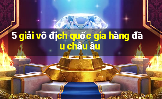 5 giải vô địch quốc gia hàng đầu châu âu