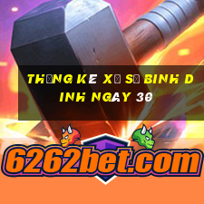 Thống kê Xổ Số binh dinh ngày 30