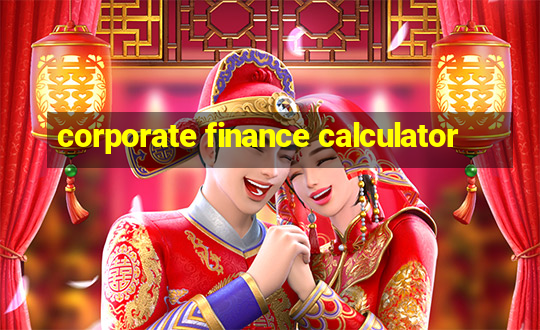 corporate finance calculator